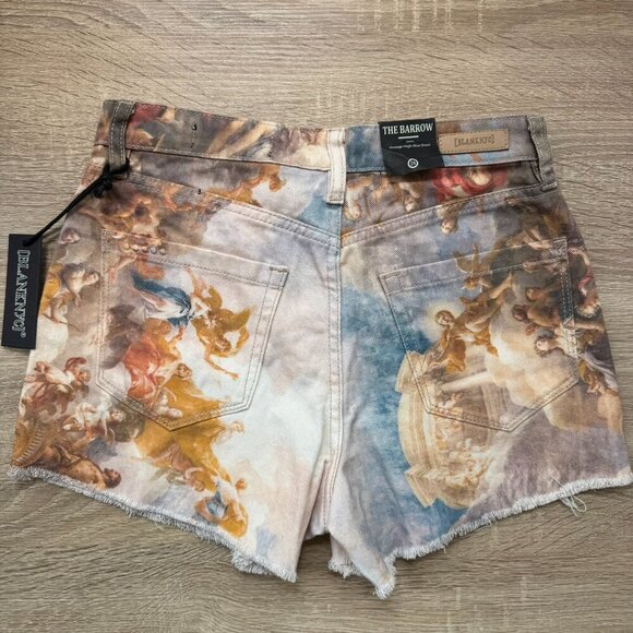 NWT BLANKNYC Jean Shorts Barrow Vatican Vintage High Rise Cutoff Denim 26 - Picture 6 of 7